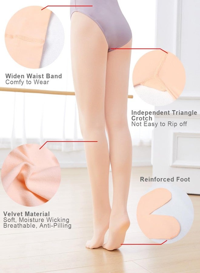 Daydance جوارب باليه نسائية من Daydance، جوارب طويلة وردية اللون، مناسبة للبالغين - Image 2